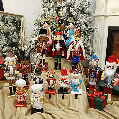 14 Inch Wooden Nutcracker Figures U42530