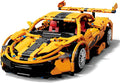 Orange Sports Car MOC Building Blocks Kit, 1258 Pcs Z15898