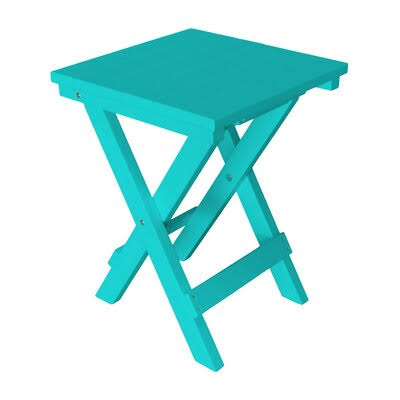 Turquoise Folding Plastic Bistro Table V850