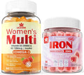 Vegan Iron Gummies + Womens Multivitamin Gummies P45910
