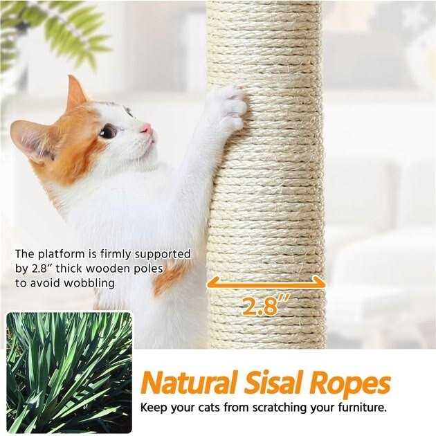 79-in Plush Cat Tree & Condo G67596