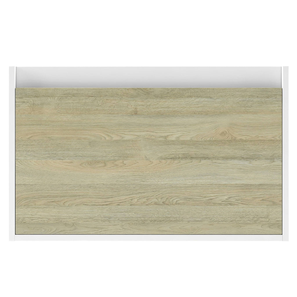 Toasted Oak Bathroom Vanity Cabinet with Ceramic Sink G3285