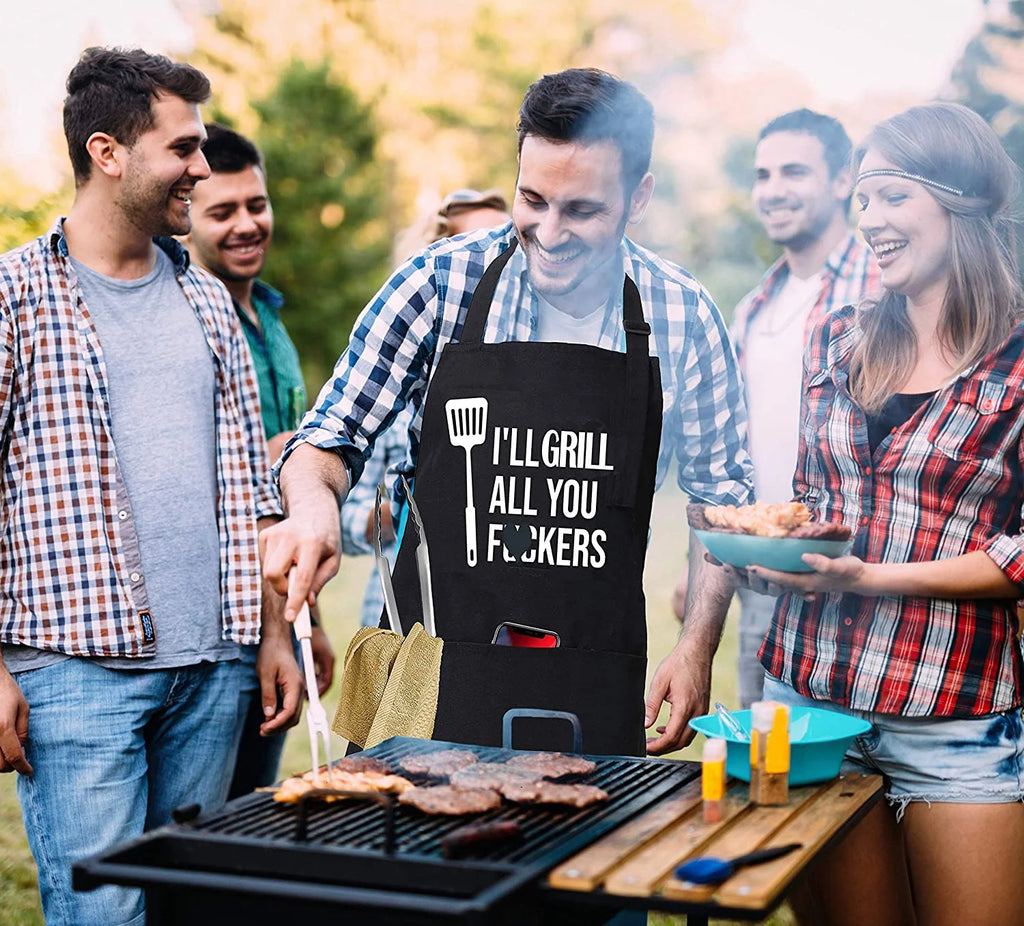 41Pcs Stainless Steel BBQ Grill Tool Set with Storage Bag N146975