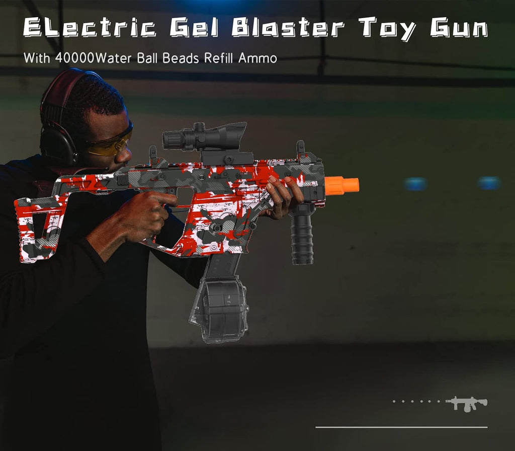 Red Electric Gel Ball Blaster with Goggles R13032