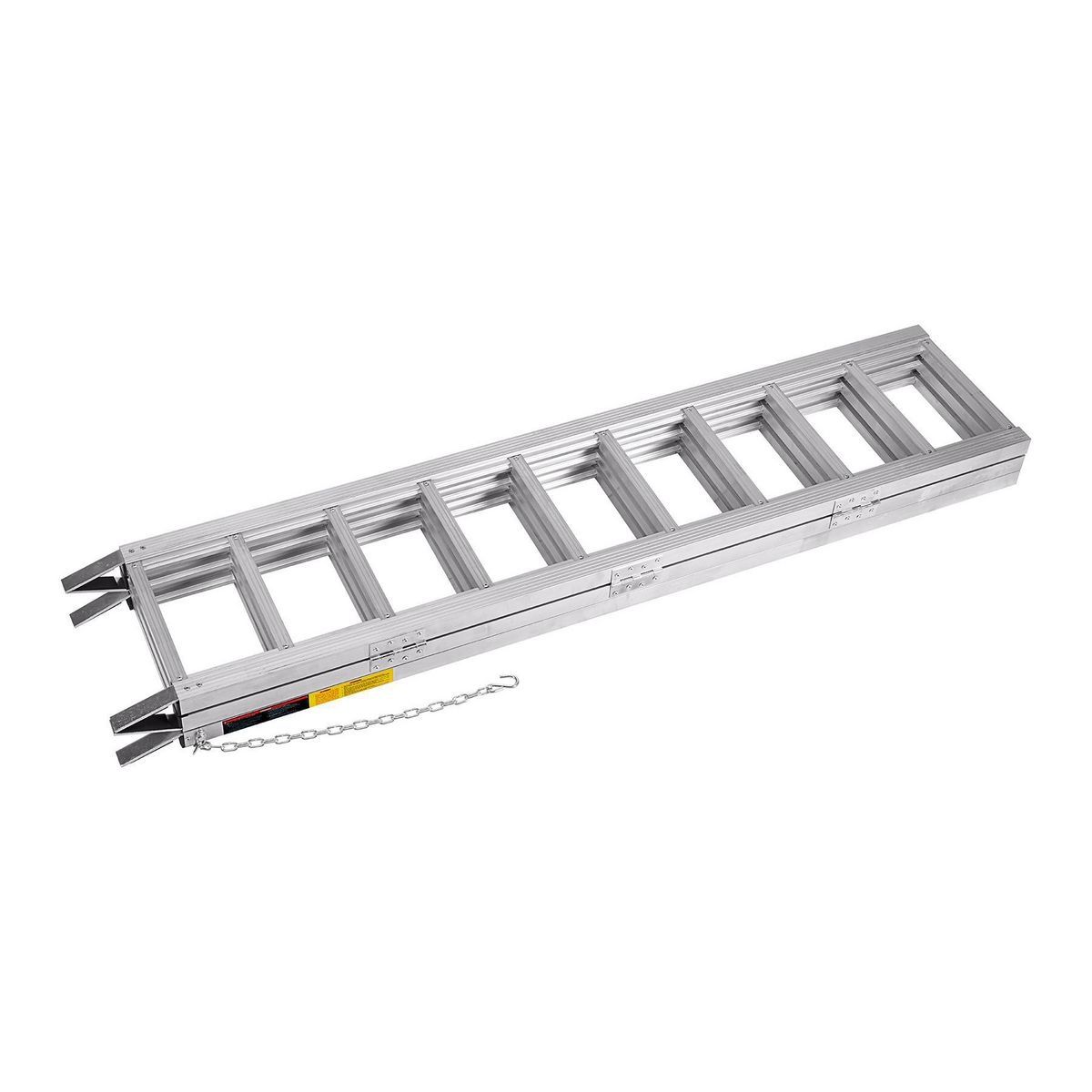 1500 lb. Capacity 45 in. x 69 in. Tri-Fold Aluminum Loading Ramp D16461