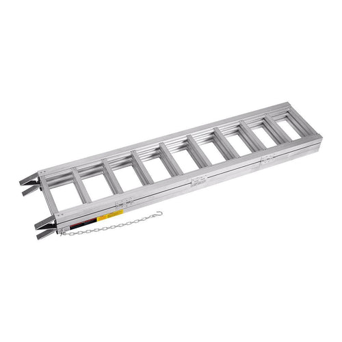 1500 lb. Capacity 45 in. x 69 in. Tri-Fold Aluminum Loading Ramp D16461