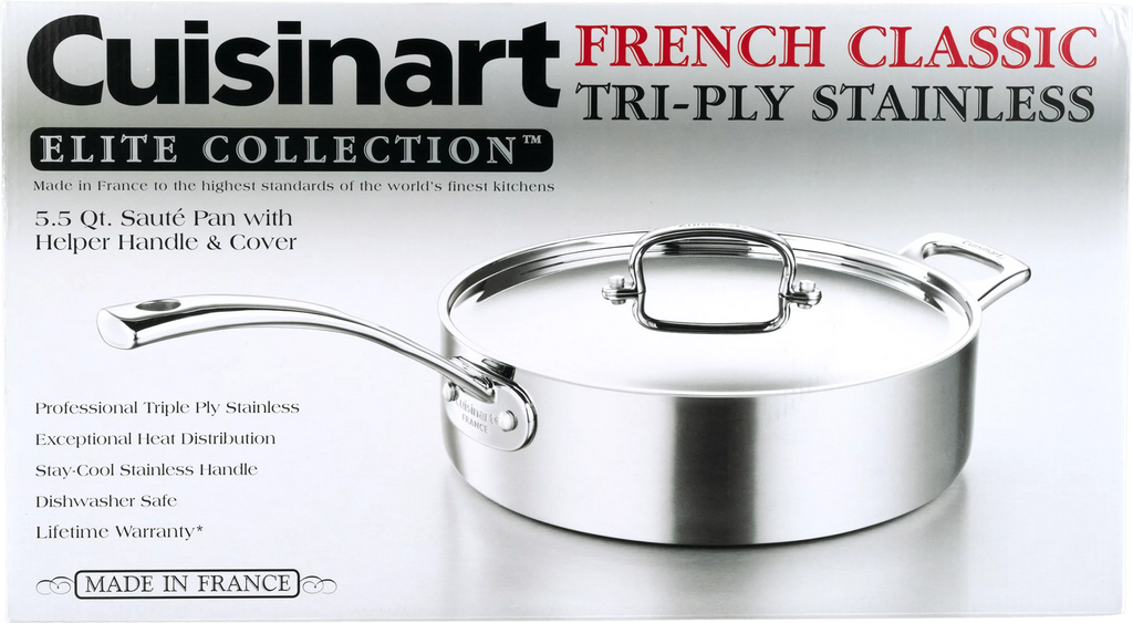 Stainless Steel Saute Pan with Cover 5.5 Quart U143715