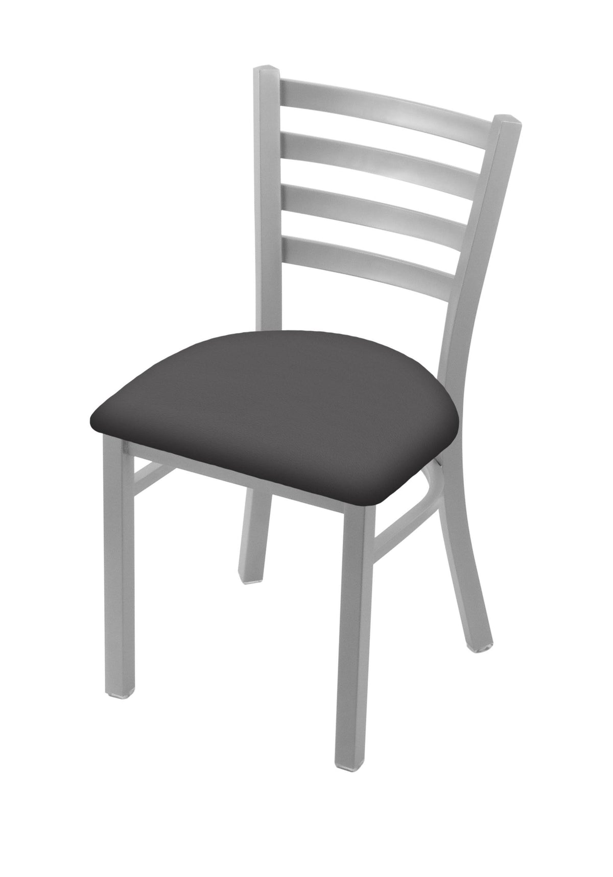 Anodized Nickel Finish Chair with Axis Truffle Seat Y612043