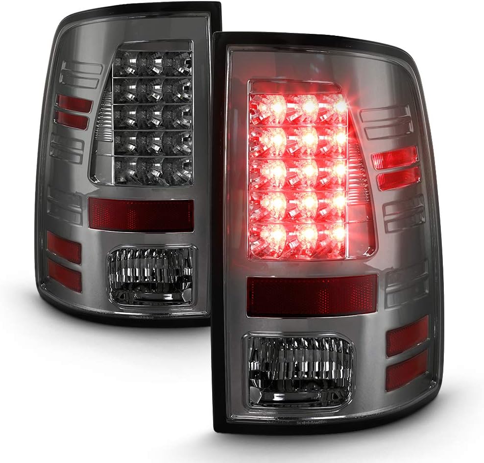 Black Smoked LED Tail Lights for Dodge Ram 1500 2500 3500 A72249