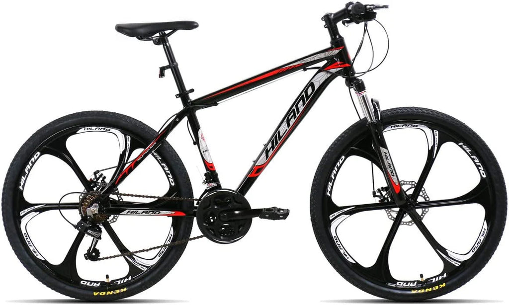 Black 21 Speed Aluminum Mountain Bike Q3409