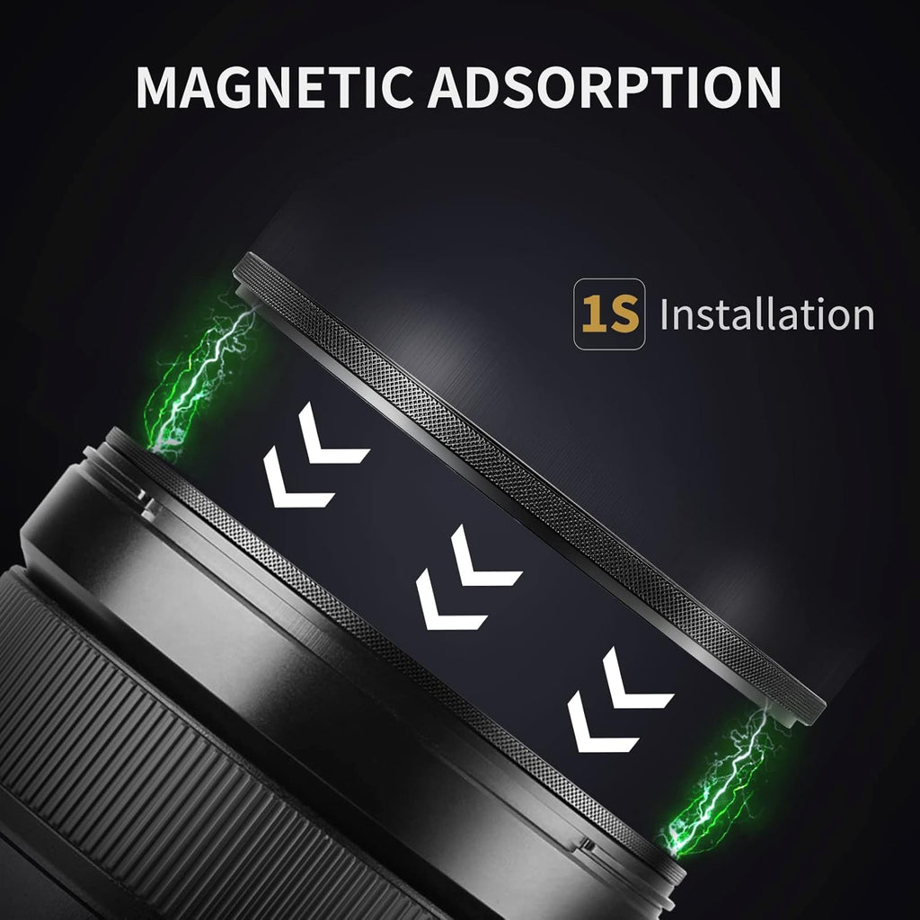 55mm Magnetic ND64 Lens Filter 6-Stop Fixed Neutral Density Filter Pack of 2 N56921