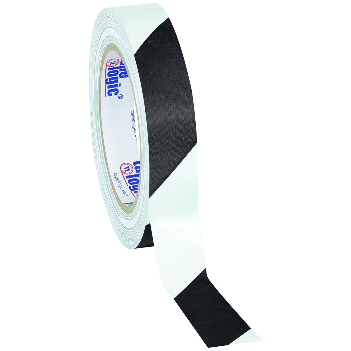 Black/White Striped Vinyl Safety Tape X80447