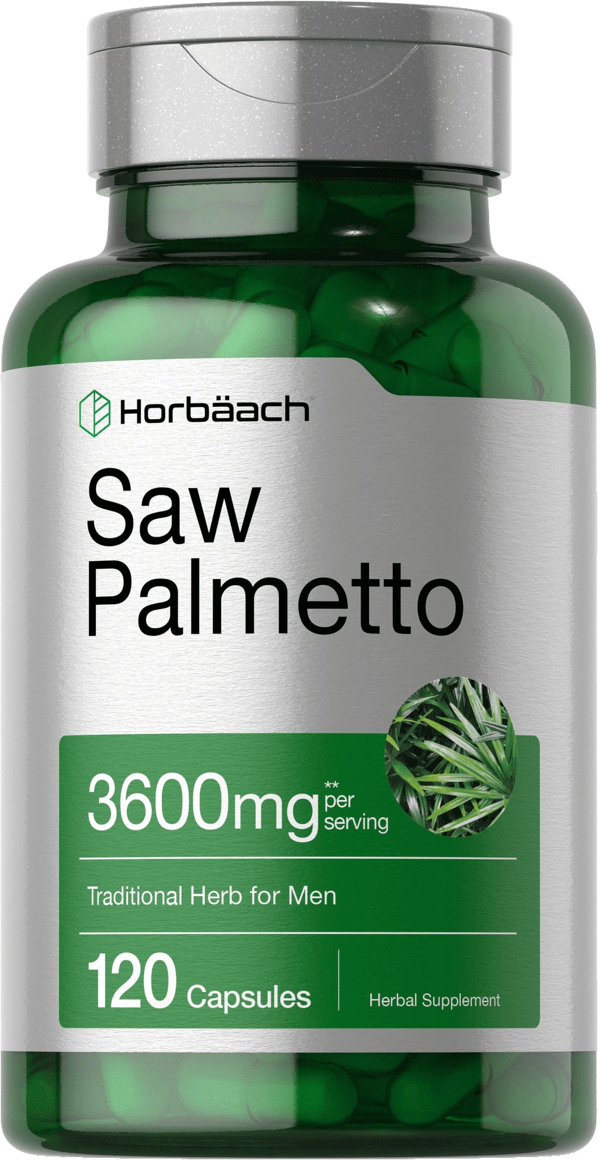 Saw Palmetto Extract 3600mg 120 Capsules Prostate Supplement X431