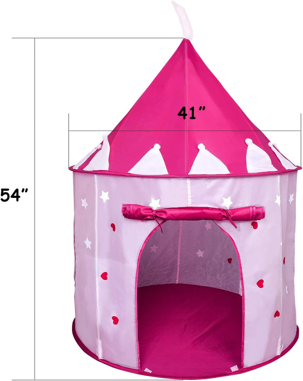 Pink Foldable Pop Up Play Tent for Kids R3238