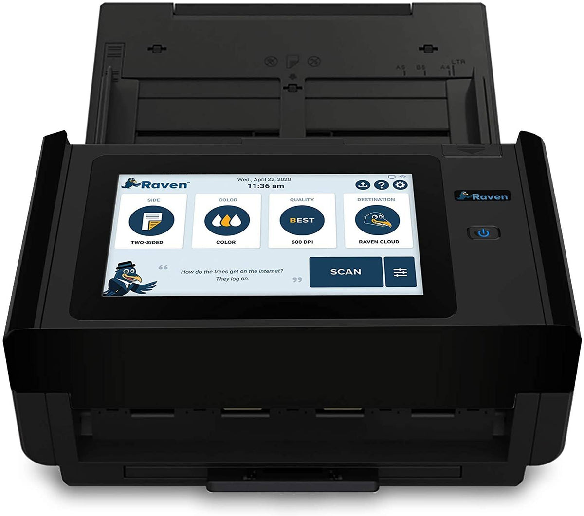 Raven Pro Document Scanner with Touchscreen, Color Duplex Feeder, Wireless, Wifi, Ethernet, USB V773239