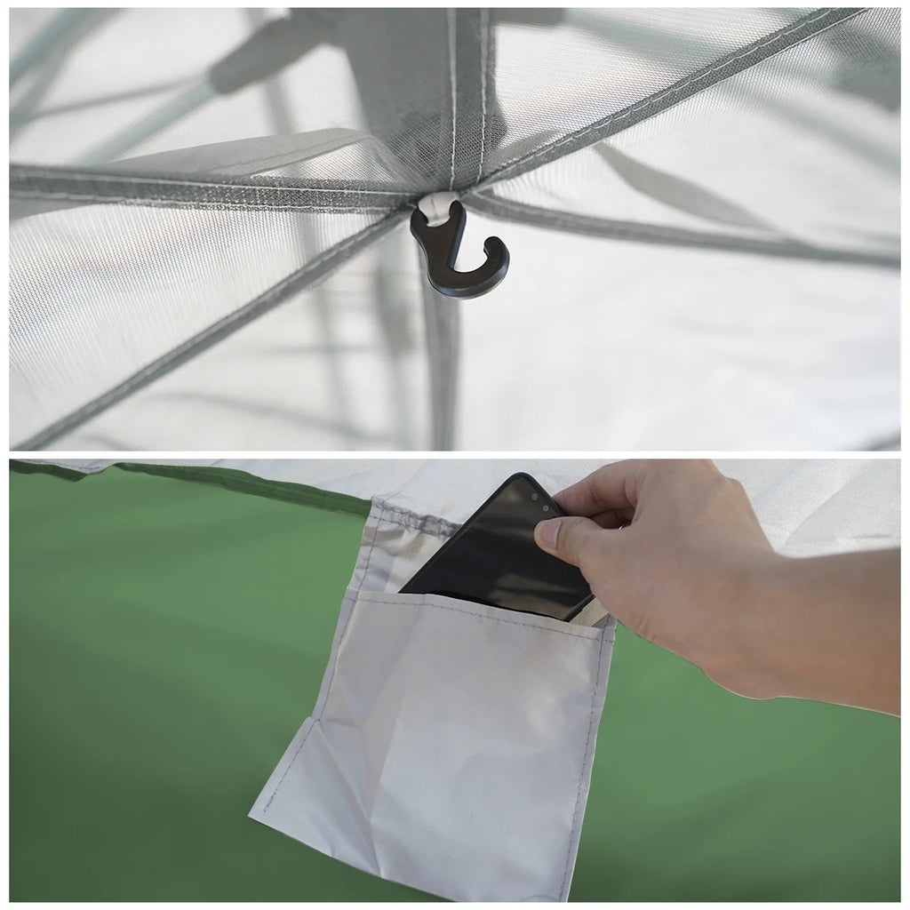 6-8 Person Tent with Removable Rain Fly and Carrying Bag I23152