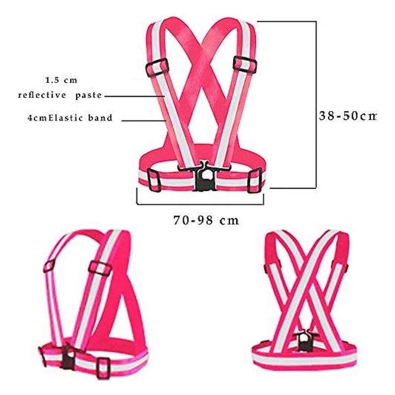 Reflective Vest with Hi Vis Bands Adjustable D601810