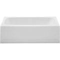 Three Wall Alcove Fiberglass Soaking Tub Q85168