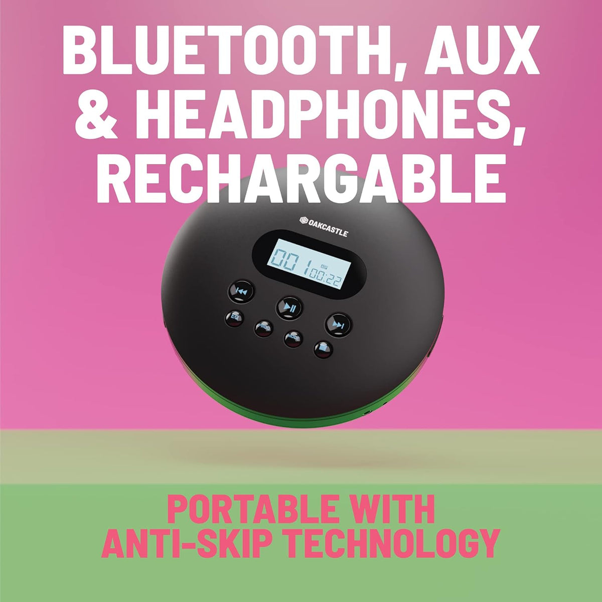 Portable CD Player with Bluetooth W8750