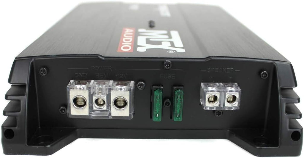 12 Inch 1200W Dual Loaded Car Subwoofer Audio Sub Box and Amplifier with 4 Gauge 3000 Watt Amplifier Wiring Amp Kit S39456