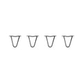 Set of 4 Cold Rolled Steel Hairpin Legs E8043