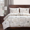 Linen Duvet Cover Set California King H412