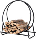 4ft Heavy Duty Metal Firewood Rack O232235