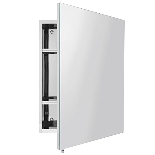 18 inch x 24 inch Frameless Mirror Medicine Cabinet Q5309
