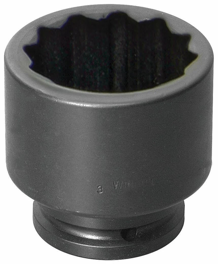 1-1/2 inch Drive Standard Impact Socket 12 Point SAE 1-7/16 inch P2042