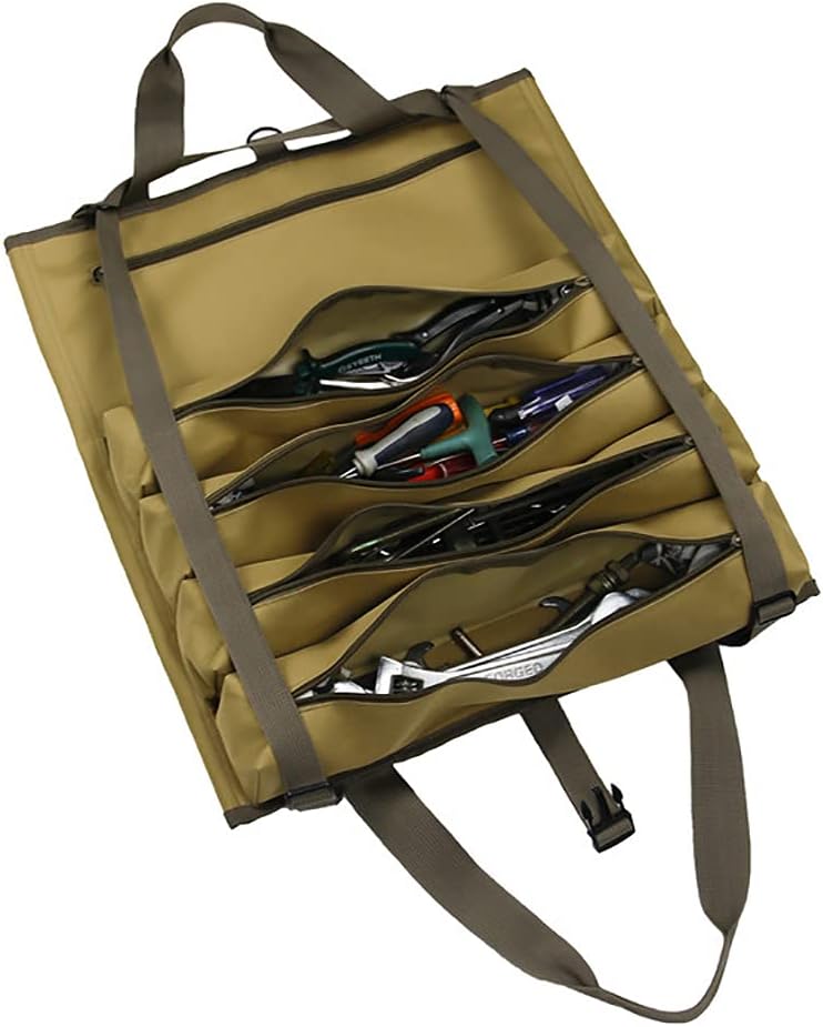 Wrench Roll Up Pouch Tool Organizer Bag with 23 Pockets S43650
