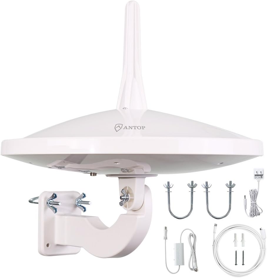 Outdoor HDTV Antenna with Amplified 4G LTE Filter P11490