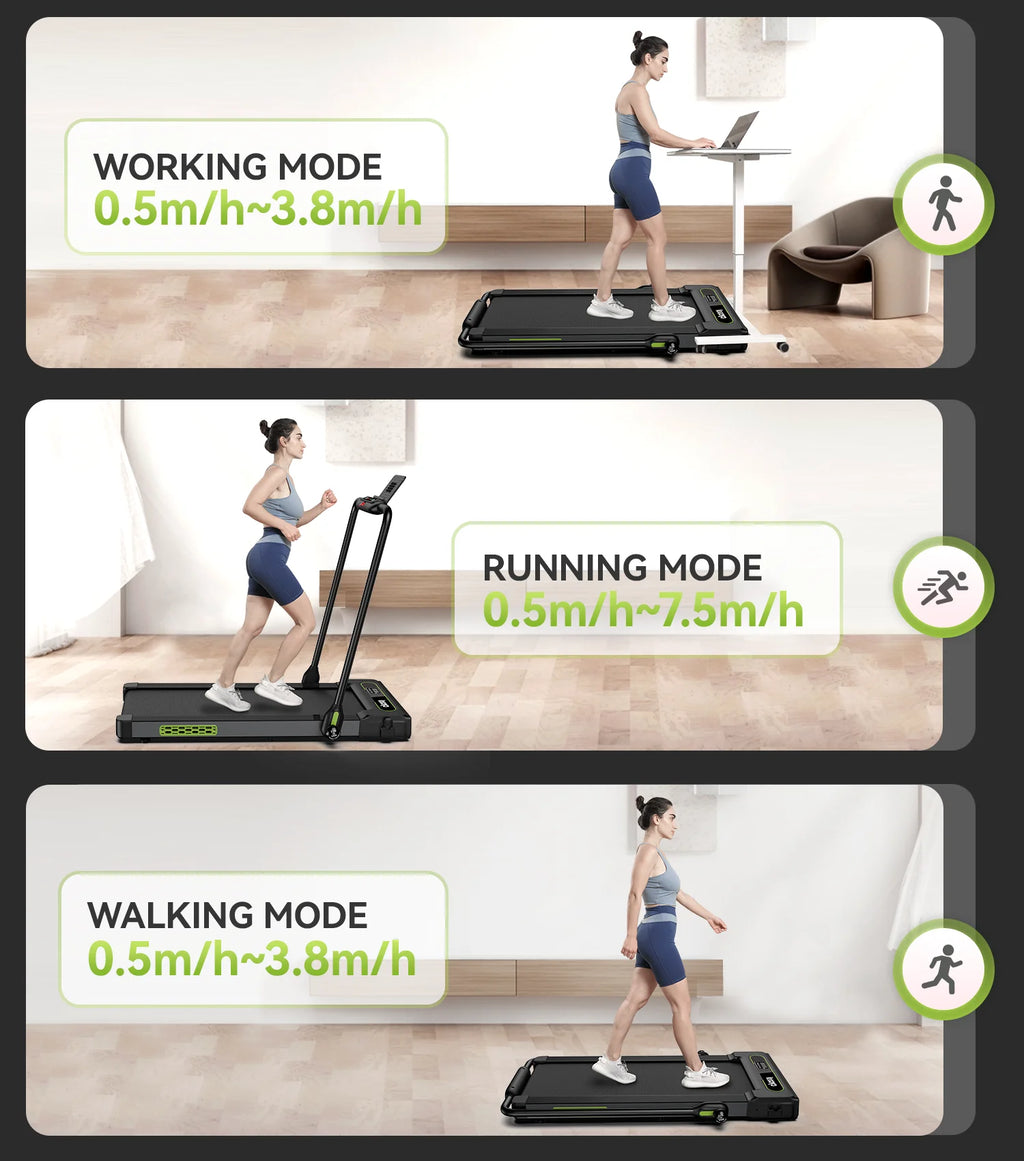 2.5HP Folding Treadmill with Display Screen K25788