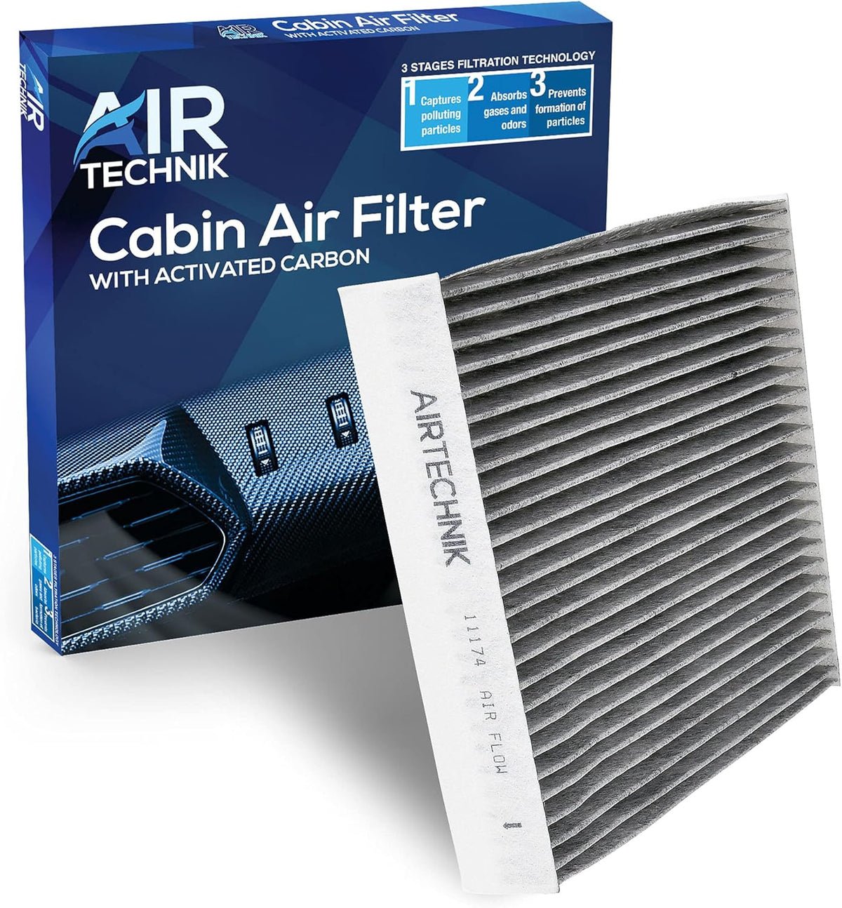 Cabin Air Filter with Activated Carbon Pack of 2 L35909