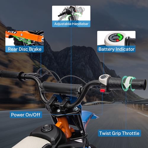 24V 250W Kids Electric Dirt Bike with Air-Filled Tires X441