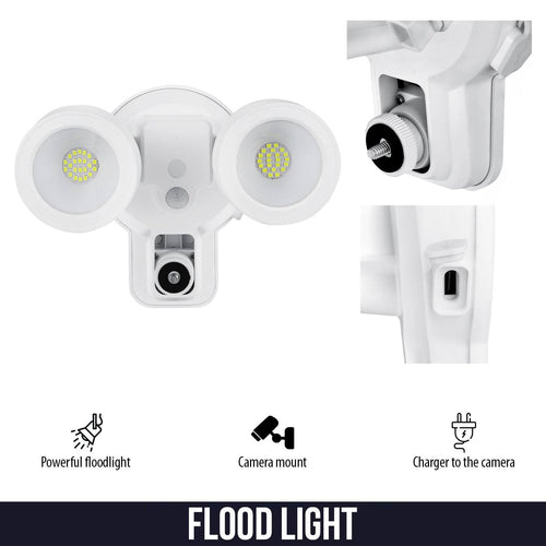 3-in-1 Floodlight, Charger and Mount for Wyze Cam Outdoor G683