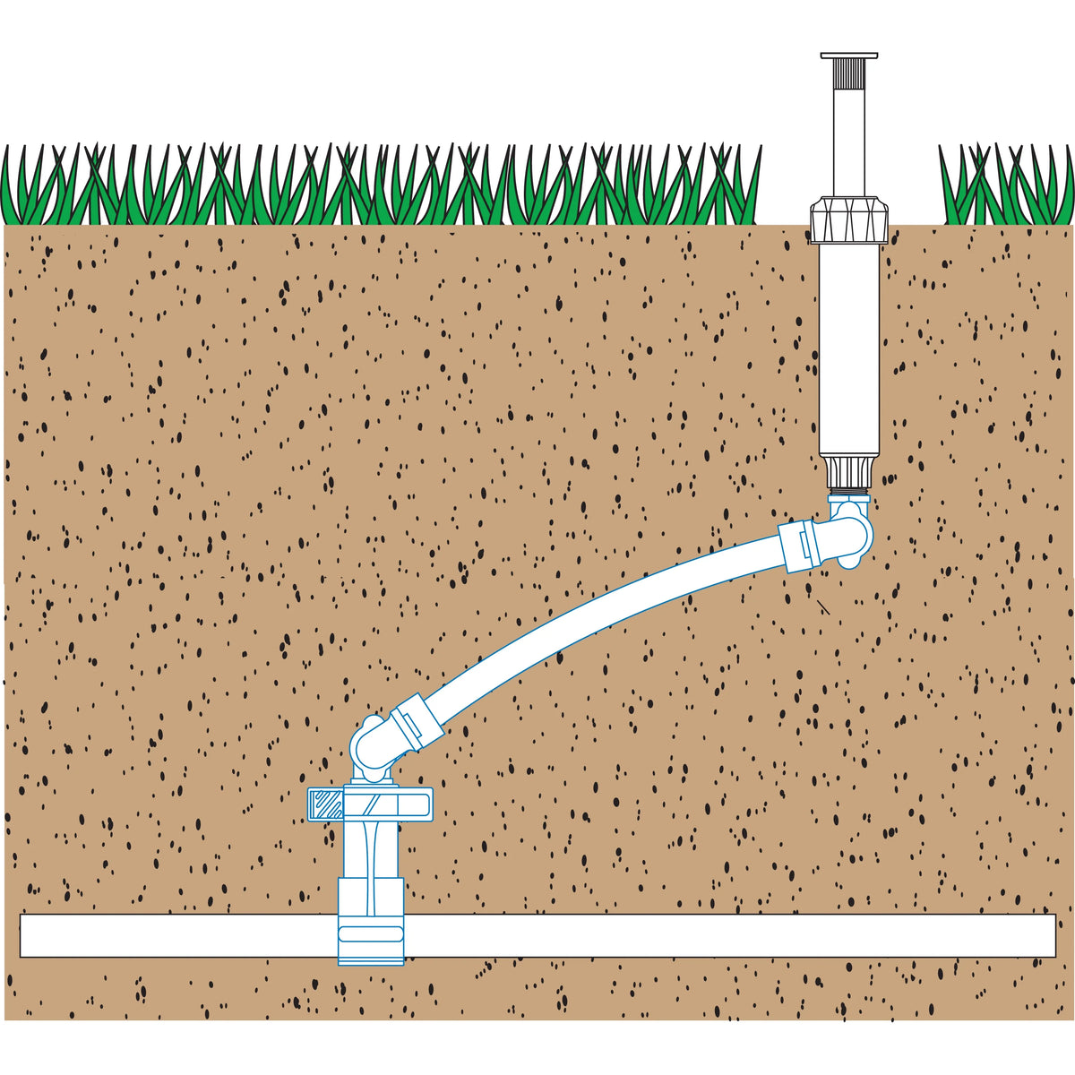 50' x 1/2" Riser Flex Sprinkler Swing Pipe X111441