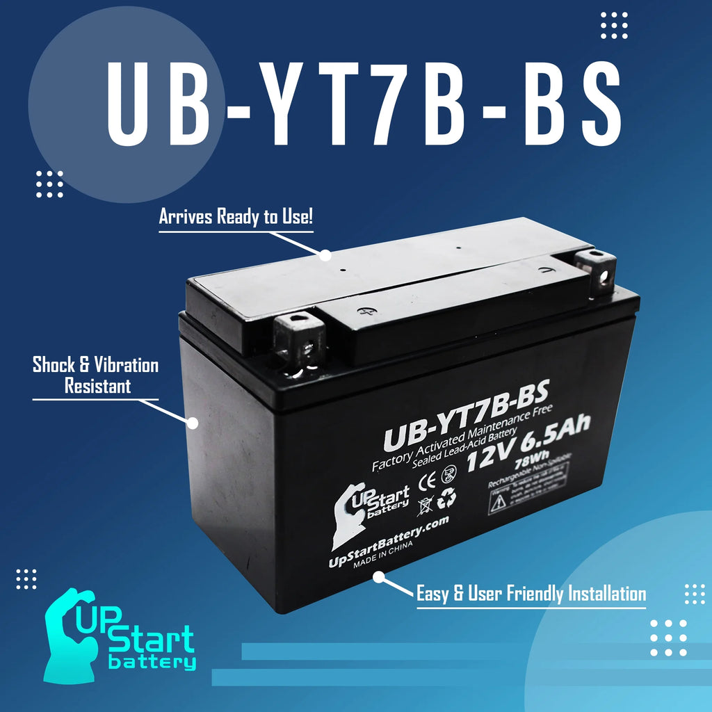2-Pack 12V 6Ah Motorcycle Battery N221