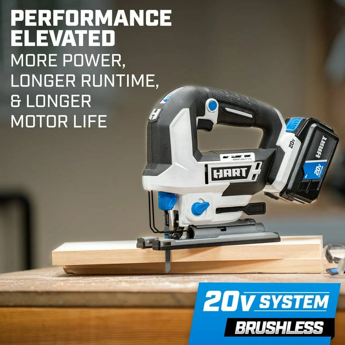 HART Brushless Orbital Jig Saw K8379