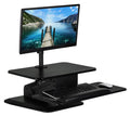 Height Adjustable Standing Desk Converter With Monitor Mount C26419