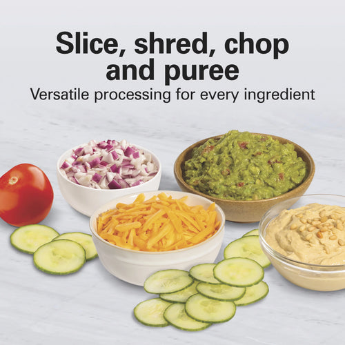 10 Cup Black and Stainless Food Processor V1008
