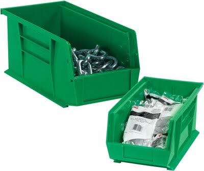 Green Plastic Stack & Hang Bin Boxes T732