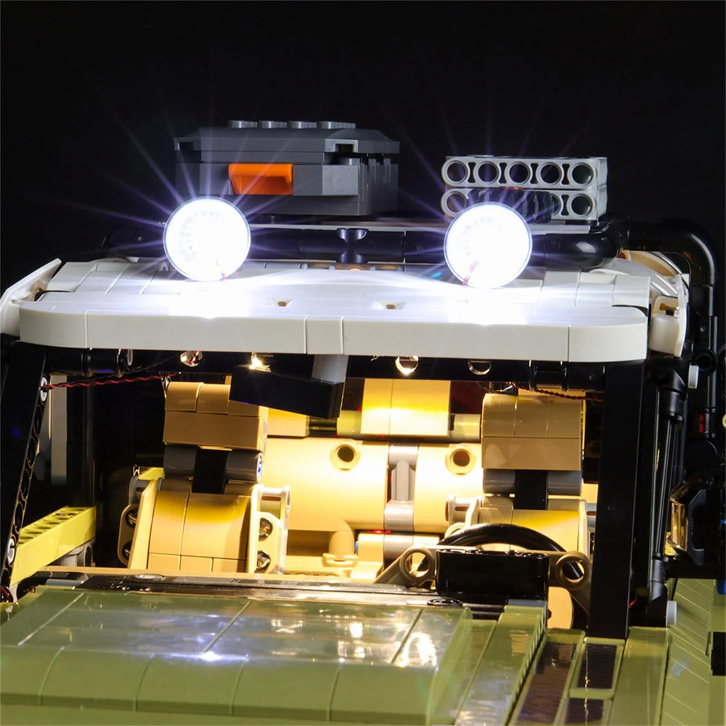 LED Lighting Kit for Land Rover Defender Building Blocks Model O133152