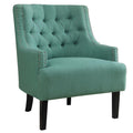 Teal Upholstered Tufted Accent Chair M7090