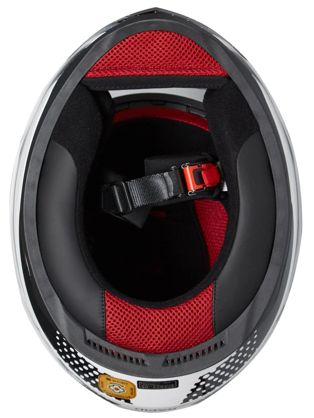 Black White Helmet K2043