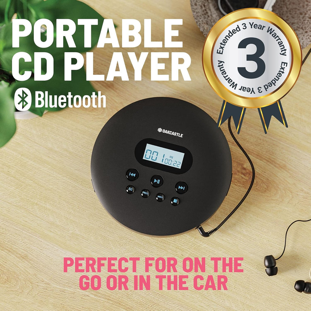 Portable CD Player with Bluetooth W8750