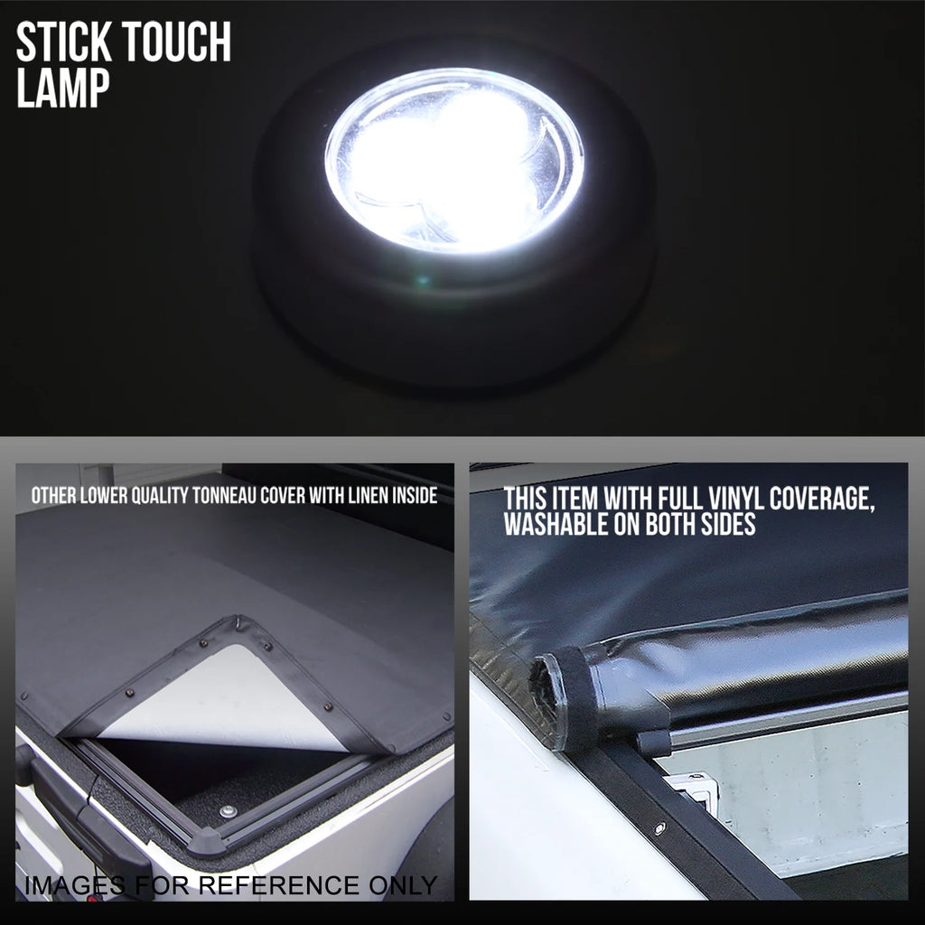 Matte Black Soft Roll-up Tonneau Cover T20088