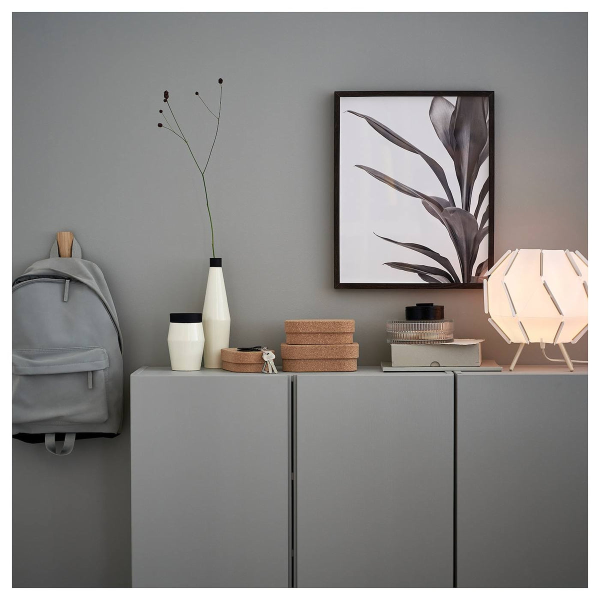 Ivar Cabinet, Pine, 32x12x33 K12915