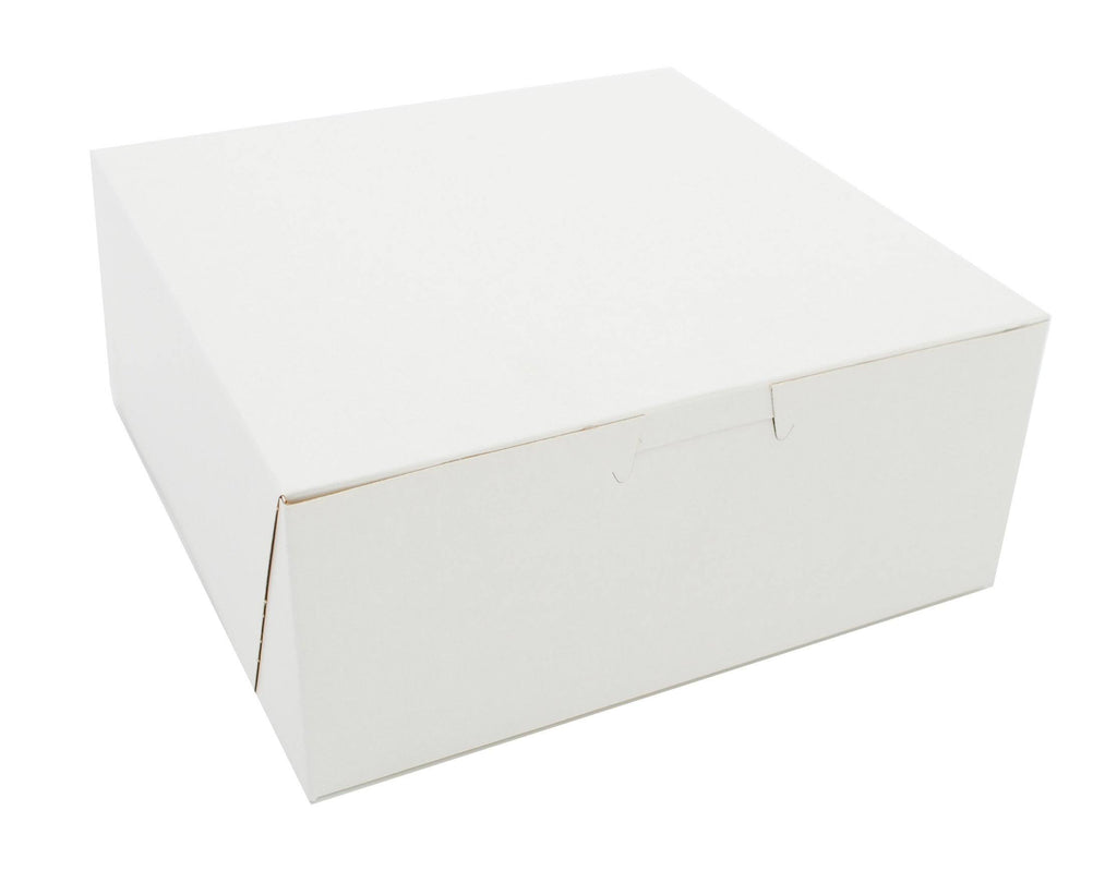 White Paperboard Bakery Boxes 7 x 7 x 3 250-carton X56140