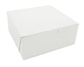 White Paperboard Bakery Boxes 7 x 7 x 3 250-carton X56140