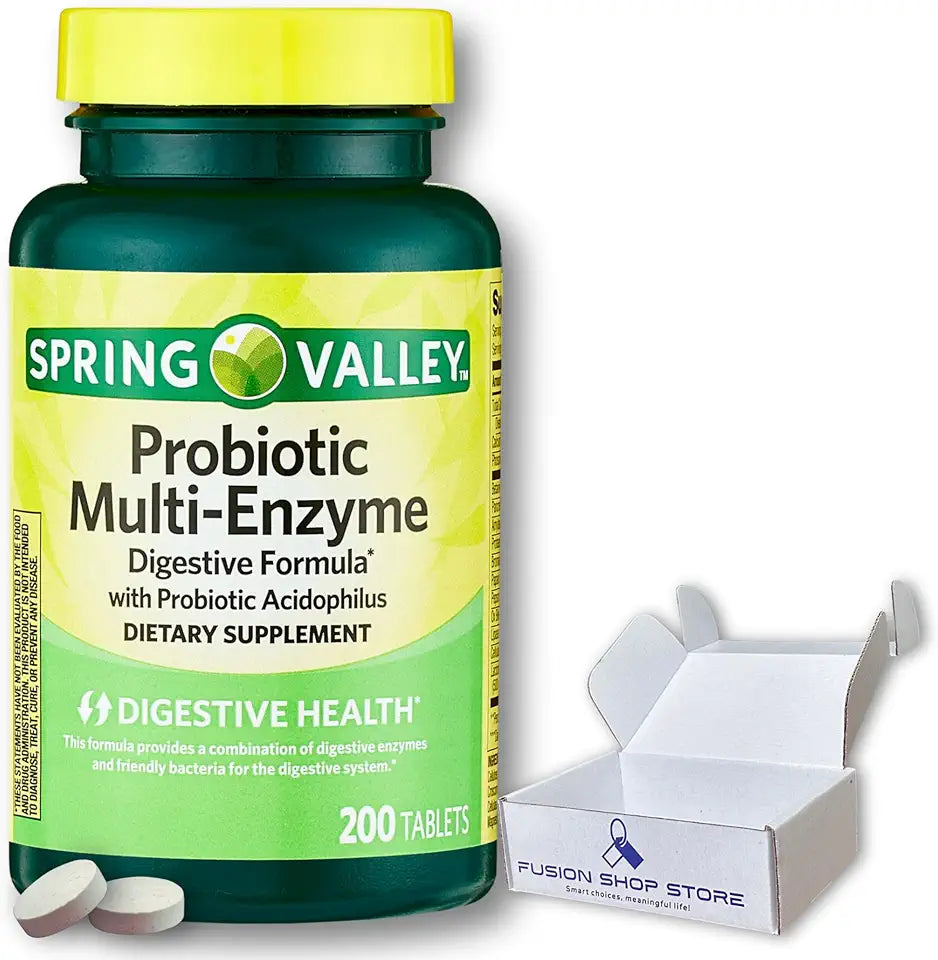 Probiotic Multi Enzyme Digestive Formula 200ct Tablets T897